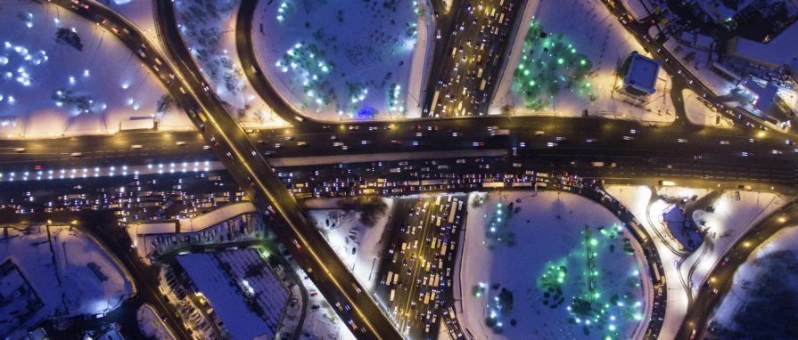 Строительство транспортных развязок в Москве